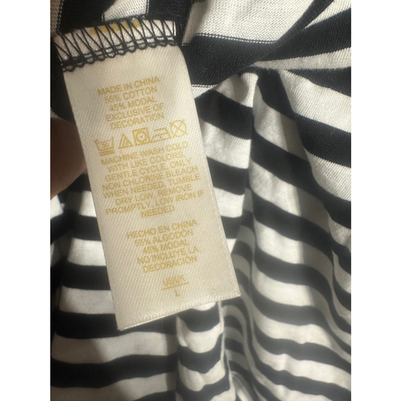 Women's kate spade Pajama Set, Size L, Black and White - Picture 8 of 8